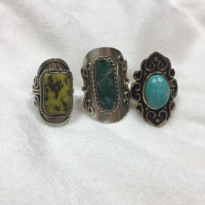 Turquoise Ring Bundle